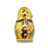 Authentic Fred Pendant & Brooch 18K Yellow Gold with Diamond